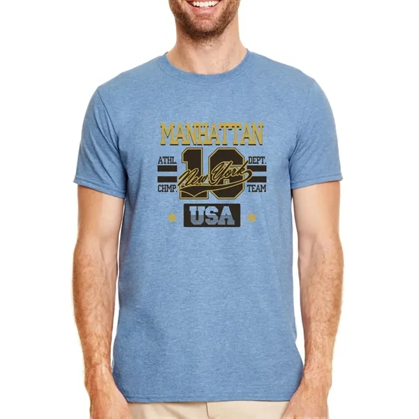 Adult t-shirt made of 100% ring spun cotton preshrunk jersey knit.... from ASI 39552 BEL Promo