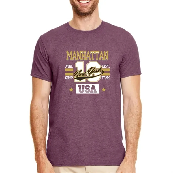 Adult t-shirt made of 100% ring spun cotton preshrunk jersey knit.... from ASI 39552 BEL Promo