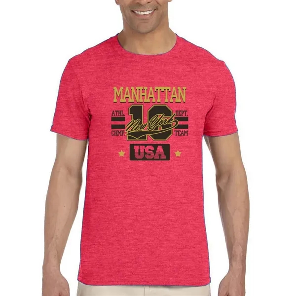 Adult t-shirt made of 100% ring spun cotton preshrunk jersey knit.... from ASI 39552 BEL Promo