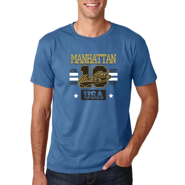 Adult t-shirt made of 100% ring spun cotton preshrunk jersey knit.... from ASI 39552 BEL Promo