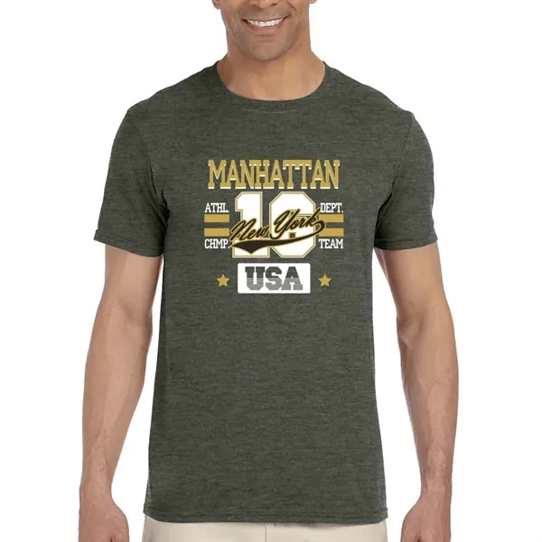 Adult t-shirt made of 100% ring spun cotton preshrunk jersey knit.... from ASI 39552 BEL Promo