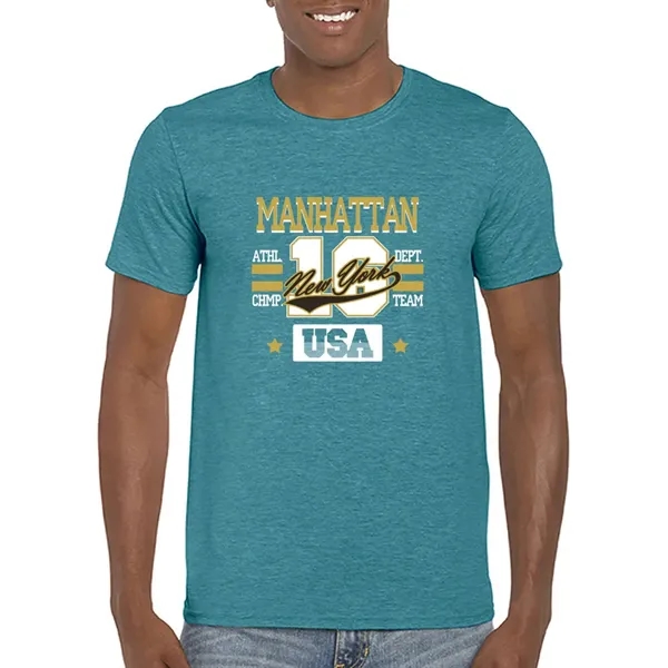 Adult t-shirt made of 100% ring spun cotton preshrunk jersey knit.... from ASI 39552 BEL Promo