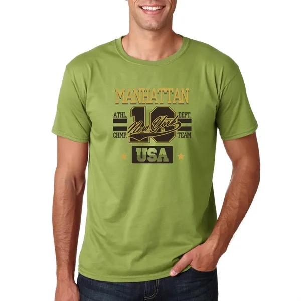 Adult t-shirt made of 100% ring spun cotton preshrunk jersey knit.... from ASI 39552 BEL Promo