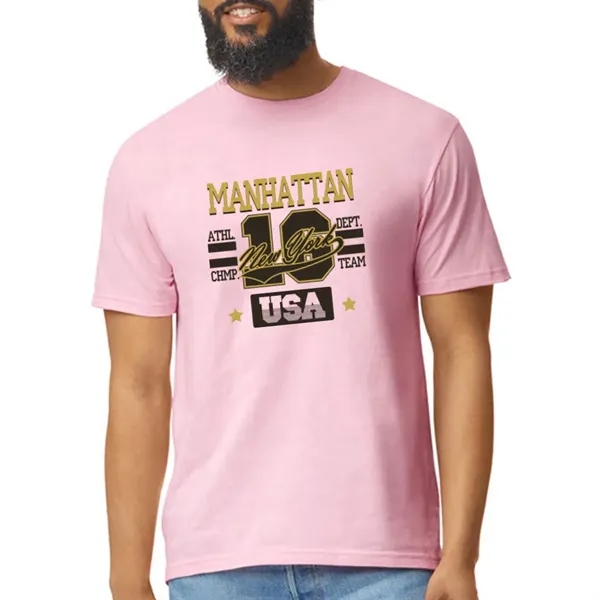 Adult t-shirt made of 100% ring spun cotton preshrunk jersey knit.... from ASI 39552 BEL Promo