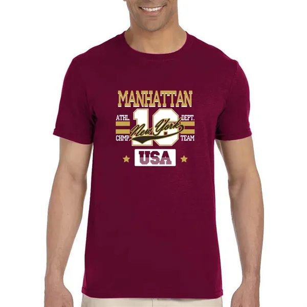 Adult t-shirt made of 100% ring spun cotton preshrunk jersey knit.... from ASI 39552 BEL Promo