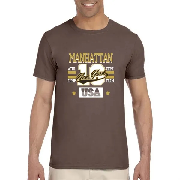 Adult t-shirt made of 100% ring spun cotton preshrunk jersey knit.... from ASI 39552 BEL Promo