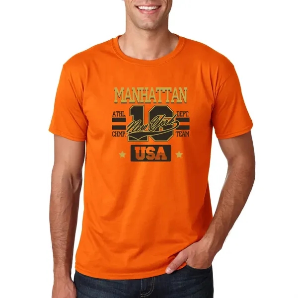 Adult t-shirt made of 100% ring spun cotton preshrunk jersey knit.... from ASI 39552 BEL Promo