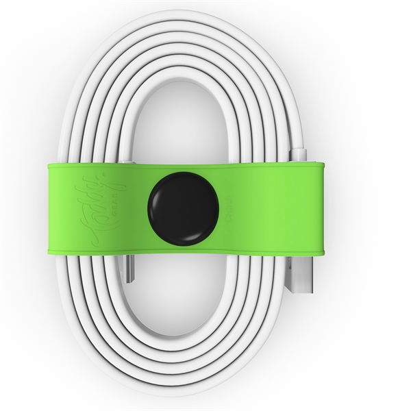 Organizer for your charging cable or headphones with the logo imprinted... from ASI 91411 Toddy Gear