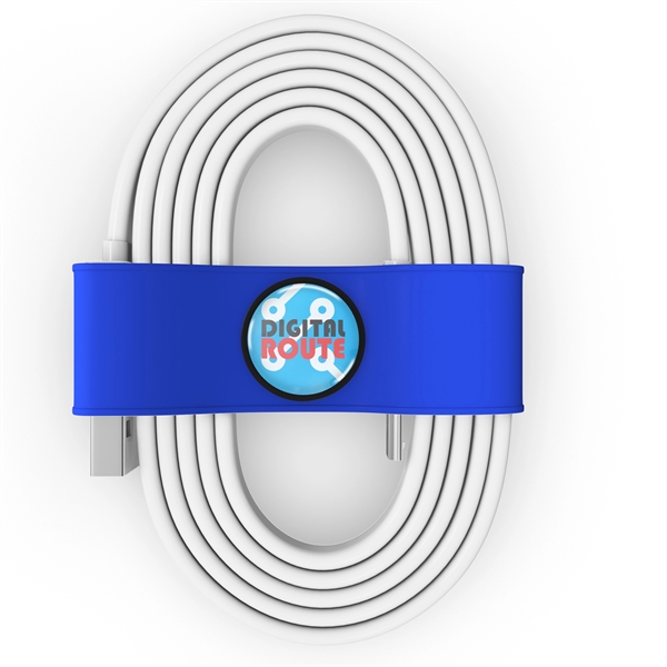 Organizer for your charging cable or headphones with the logo imprinted... from ASI 91411 Toddy Gear