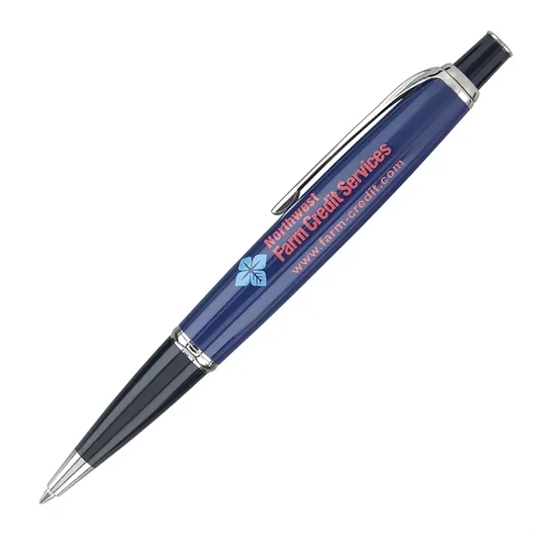 Click action ballpoint pen featuring shining silver metal clip and trims.... from ASI 68190 Lungsal / Lungsal