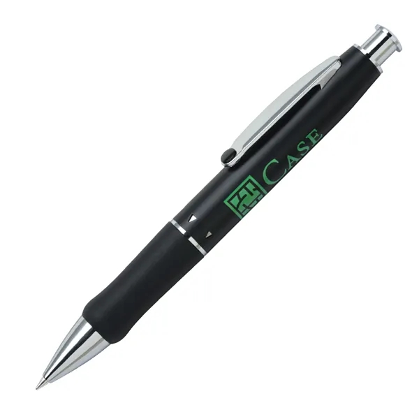Click action jumbo heavyweight brass ballpoint pen, features a lacquer coated... from ASI 68190 Lungsal / Lungsal