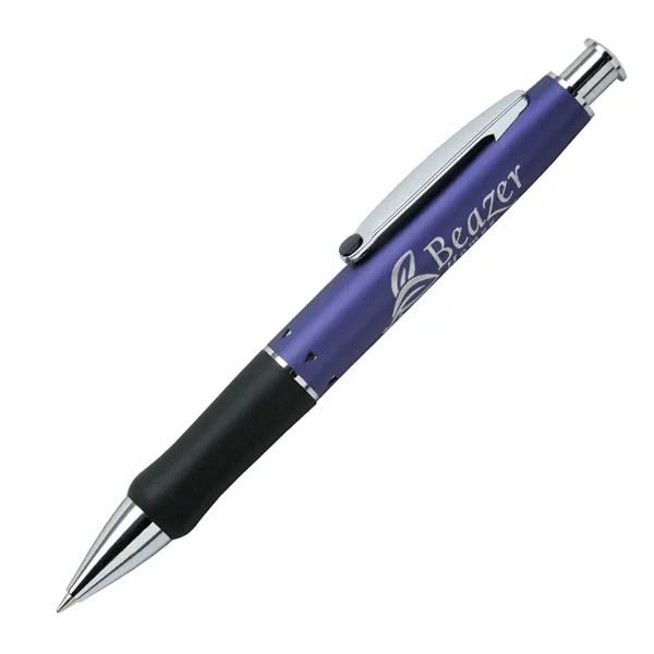Click action jumbo heavyweight brass ballpoint pen, features a lacquer coated... from ASI 68190 Lungsal / Lungsal
