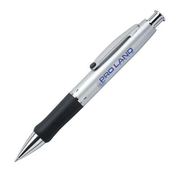 Click action jumbo heavyweight brass ballpoint pen, features a lacquer coated... from ASI 68190 Lungsal / Lungsal