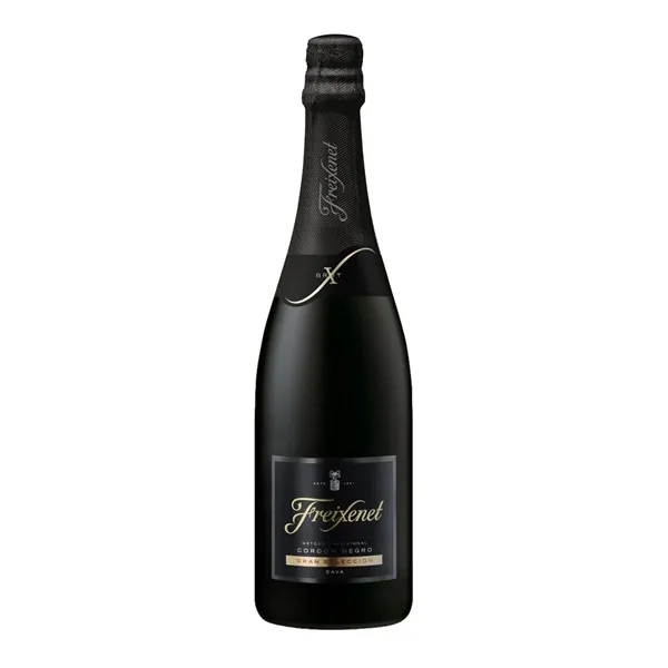 750-milliliter Freixenet Cordon Negro champagne bottle with imprint options.... from ASI 30223 A Plus Wine Designs