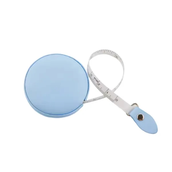 Round leather tape measure, 60 inches plus debossed on 1 location... from ASI 37218 Athena Promo (tm)