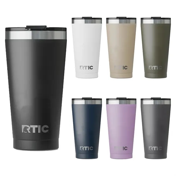 RTIC 16 ounce insulated ceraminc lined stainless steel pint with lid.... from ASI 74601 Calico