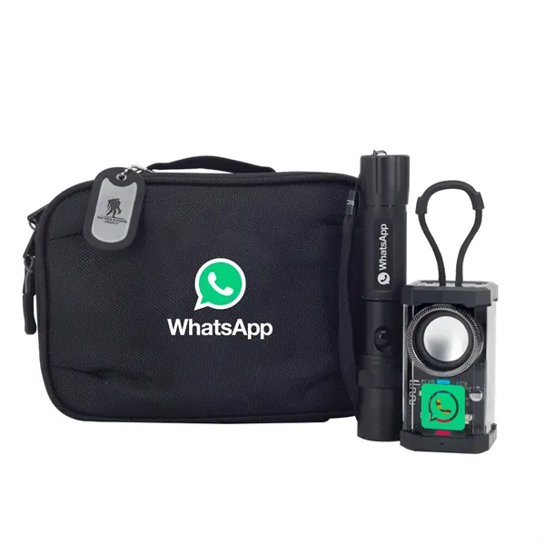 Gift set with a tech organizer, Bluetooth speaker and power bank... from ASI 88060 Snugz/USA Inc