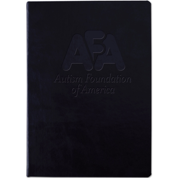 Faux leather, thread-sewn cover journal with blind deboss imprint, paper pocket... from ASI 91340 Journalbooks/Timeplanner Calendars