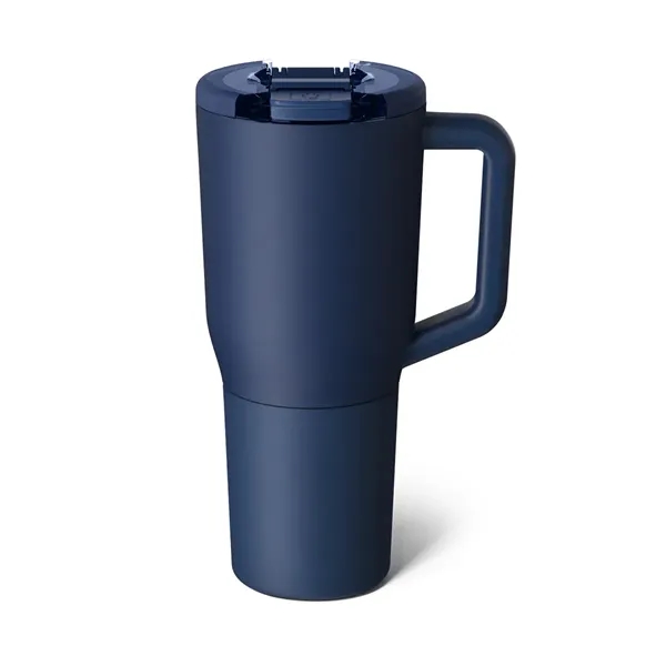 35 oz. insulated stainless steel travel mug with lid and handle.... from ASI 61125 Hit Promotional Products / Hit®