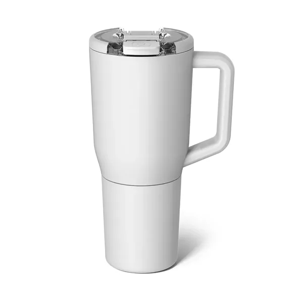 35 oz. insulated stainless steel travel mug with lid and handle.... from ASI 61125 Hit Promotional Products / Hit®