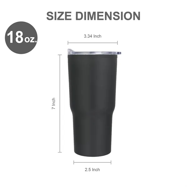 18 oz. Travel Stainless Steel Vacuum Insulated Coffee cup w/ lid... from ASI 39820 Opusline (Benmex) / Opus Line