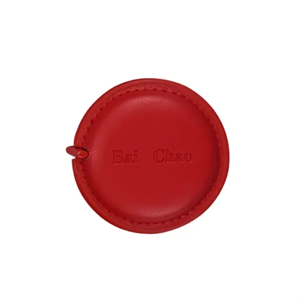Round PU leather tape measure, 60 inch plus debossed on 1... from ASI 37218 Athena Promo (tm)
