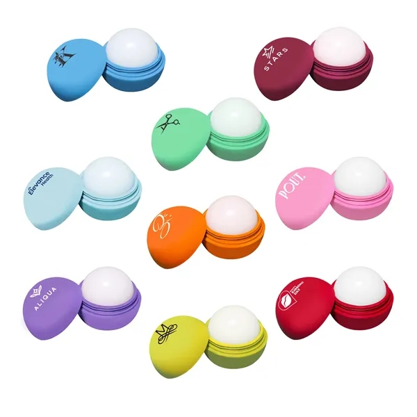 Scented lip balm in customizable round case.... from ASI 63549 Jornik Manufacturing Corp