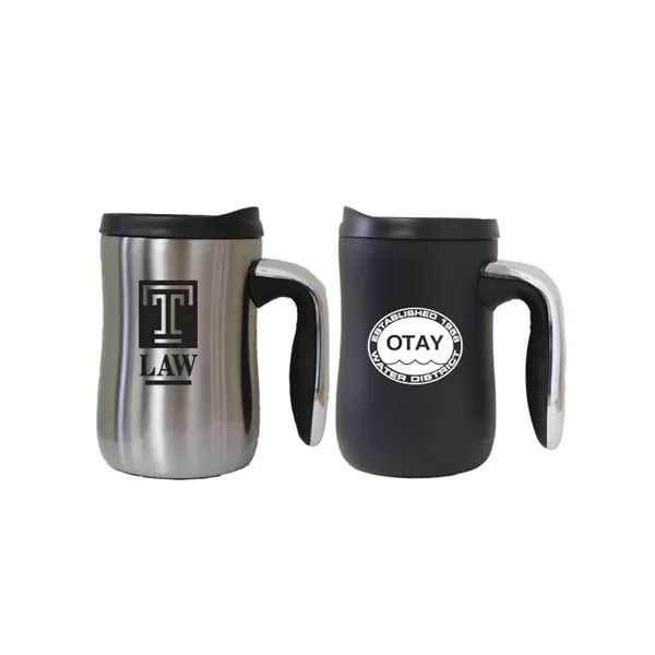 Double wall stainless steel tapered desk cup.... from ASI 36988 Artek USA Inc