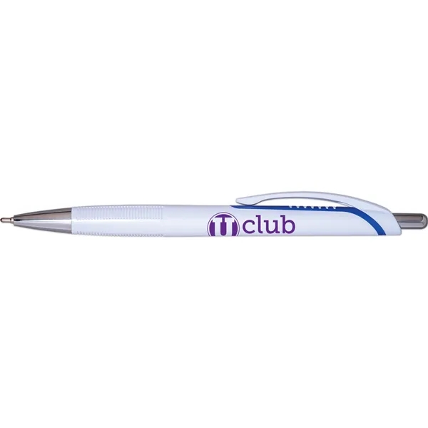 Experience extreme writing enjoyment with this ultra-modern white barrel pen.... from ASI 61966 HPG / Hub Pen