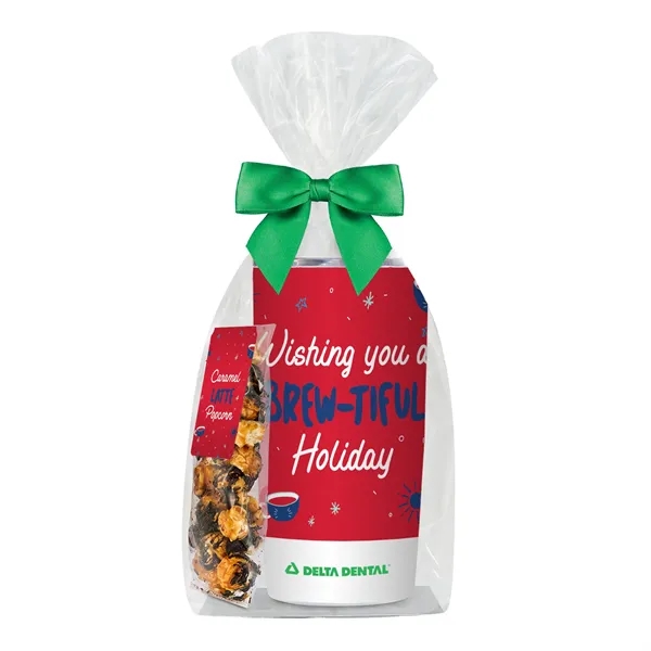 Wishing You a Brewtiful Holiday Gift Set: 20 oz. Coffee Tumbler... from ASI 71685 Midnite Snax®