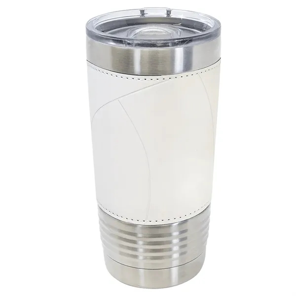 Laser-engraved insulated volleyball themed 20 oz. tumbler.... from ASI 45795 Colorguppy Printing