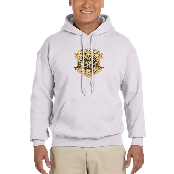 Gildan Adult hooded sweatshirt (7.75 oz.) made from a blend of... from ASI 39552 BEL Promo