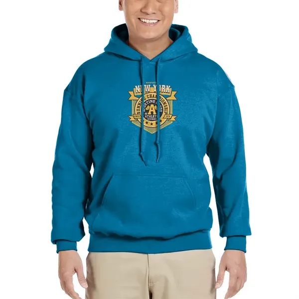Gildan Adult hooded sweatshirt (7.75 oz.) made from a blend of... from ASI 39552 BEL Promo
