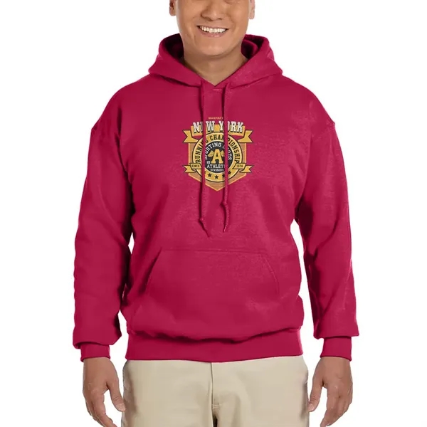 Gildan Adult hooded sweatshirt (7.75 oz.) made from a blend of... from ASI 39552 BEL Promo
