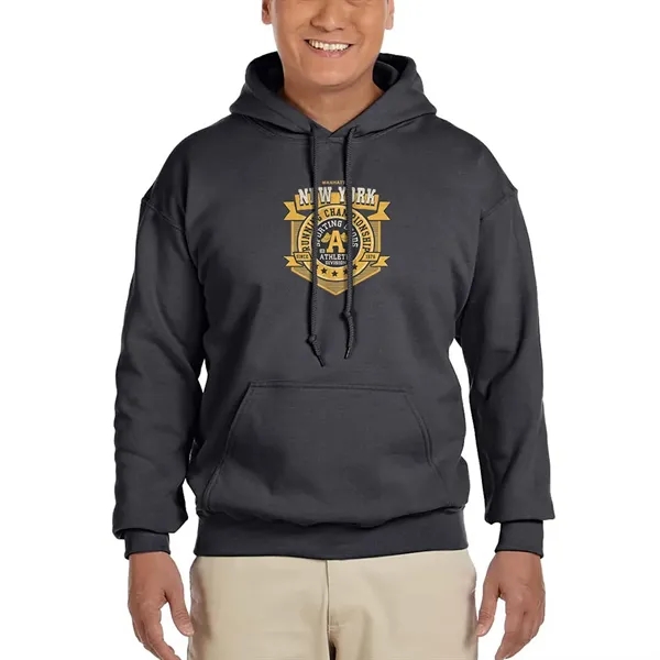 Gildan Adult hooded sweatshirt (7.75 oz.) made from a blend of... from ASI 39552 BEL Promo