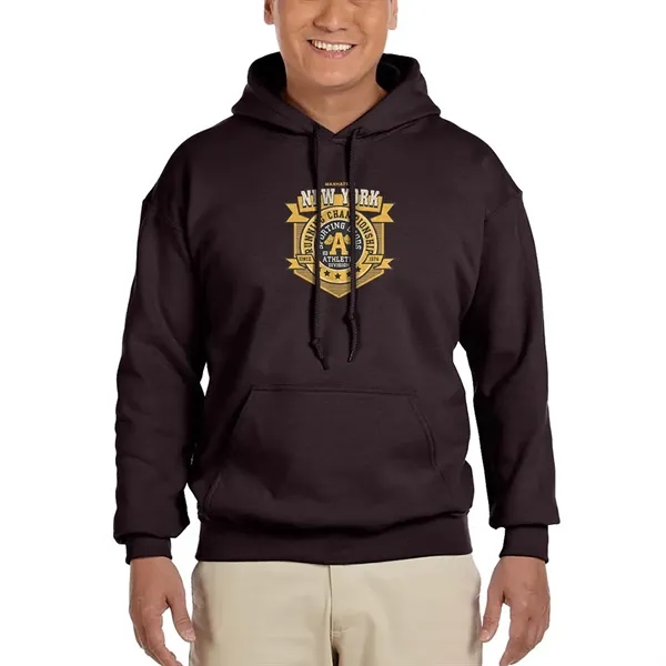 Gildan Adult hooded sweatshirt (7.75 oz.) made from a blend of... from ASI 39552 BEL Promo