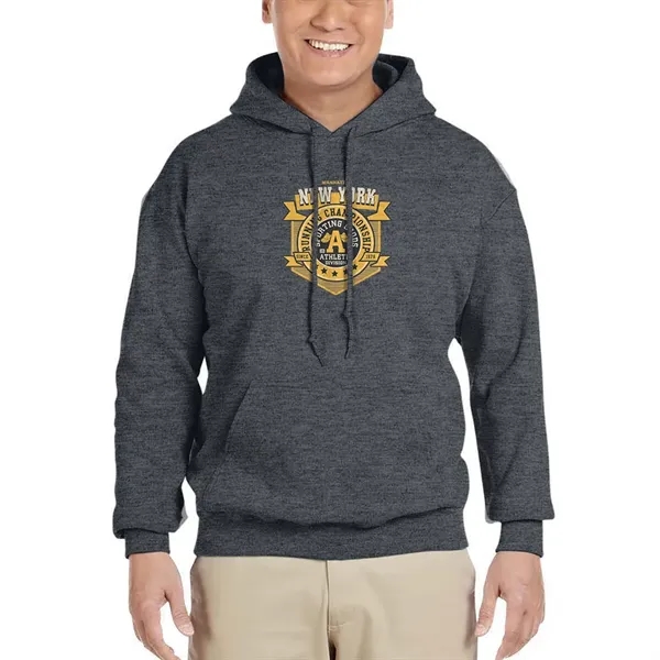 Gildan Adult hooded sweatshirt (7.75 oz.) made from a blend of... from ASI 39552 BEL Promo