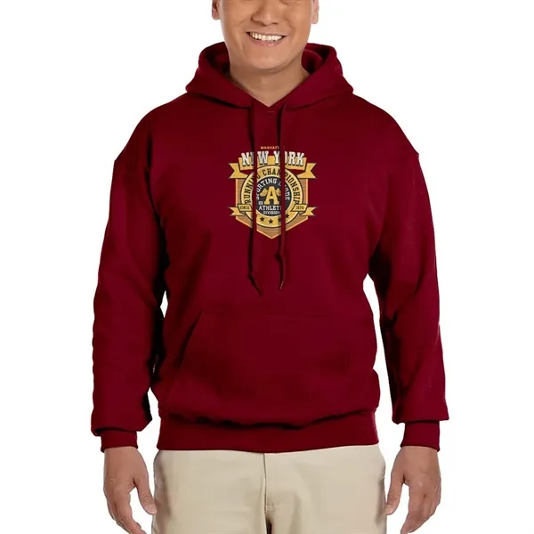 Gildan Adult hooded sweatshirt (7.75 oz.) made from a blend of... from ASI 39552 BEL Promo