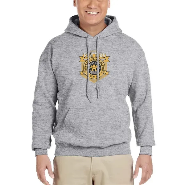 Gildan Adult hooded sweatshirt (7.75 oz.) made from a blend of... from ASI 39552 BEL Promo