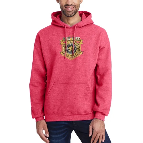 Gildan Adult hooded sweatshirt (7.75 oz.) made from a blend of... from ASI 39552 BEL Promo