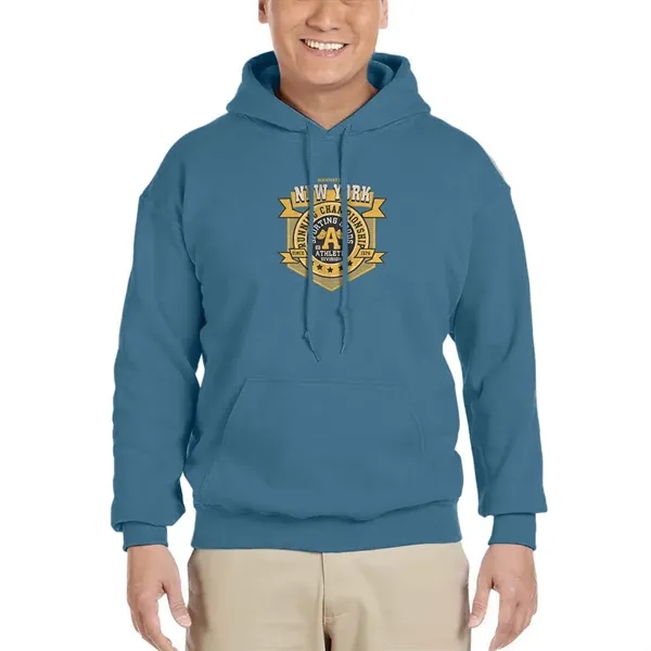 Gildan Adult hooded sweatshirt (7.75 oz.) made from a blend of... from ASI 39552 BEL Promo