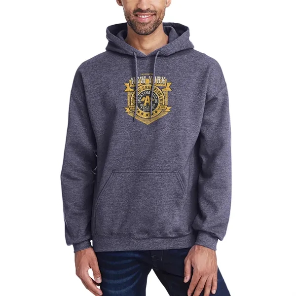Gildan Adult hooded sweatshirt (7.75 oz.) made from a blend of... from ASI 39552 BEL Promo