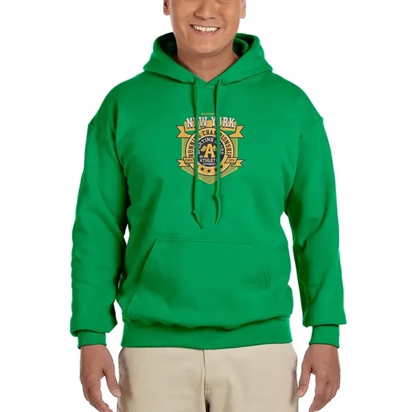 Gildan Adult hooded sweatshirt (7.75 oz.) made from a blend of... from ASI 39552 BEL Promo