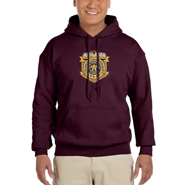 Gildan Adult hooded sweatshirt (7.75 oz.) made from a blend of... from ASI 39552 BEL Promo