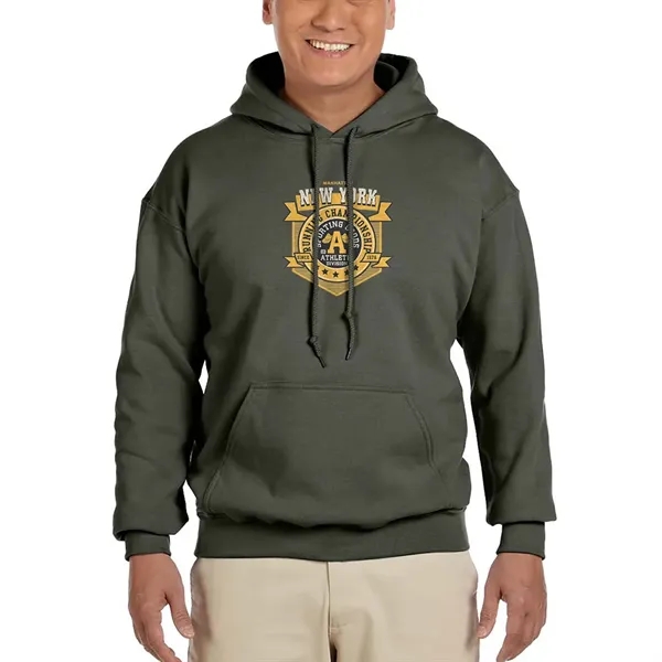 Gildan Adult hooded sweatshirt (7.75 oz.) made from a blend of... from ASI 39552 BEL Promo