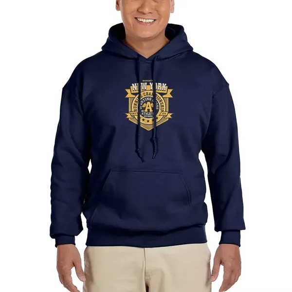 Gildan Adult hooded sweatshirt (7.75 oz.) made from a blend of... from ASI 39552 BEL Promo