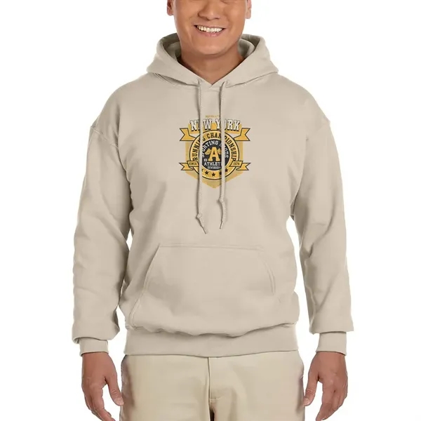 Gildan Adult hooded sweatshirt (7.75 oz.) made from a blend of... from ASI 39552 BEL Promo