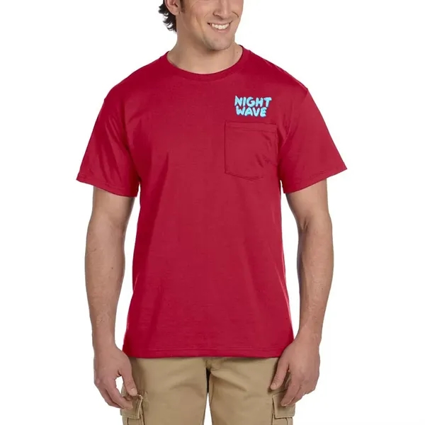 5.6 oz. t-shirt with pocket and advanced moisture-management performance, made cotton... from ASI 39552 BEL Promo