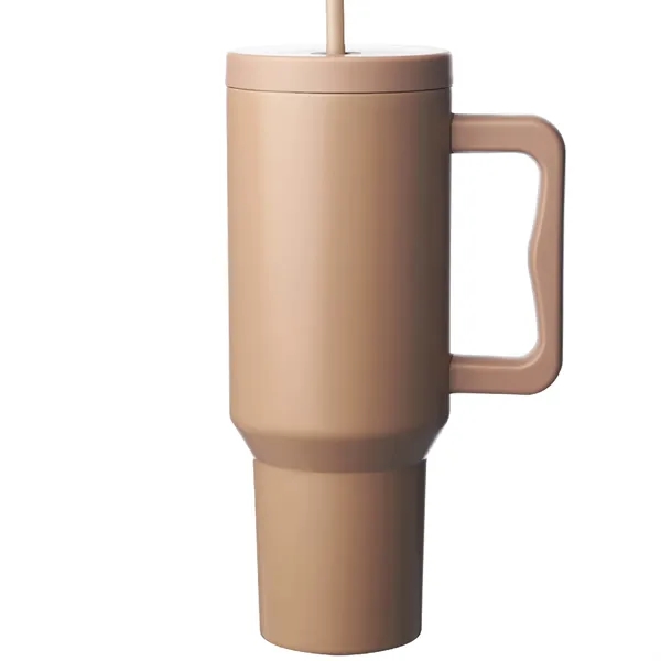 40oz Stainless Steel Mug with Straw... from ASI 80060 VisionUSA