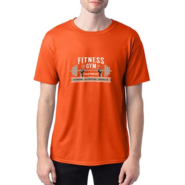 Hanes heavyweight pre-shrunk t-shirt (5.5 oz.) made from a blend of... from ASI 39552 BEL Promo